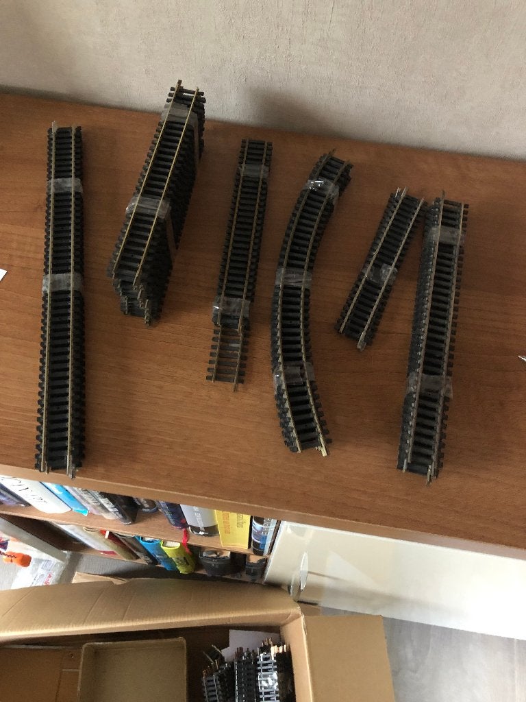 rails h0, Gebruikt, Gelijkstroom, Fleischmann, Rails