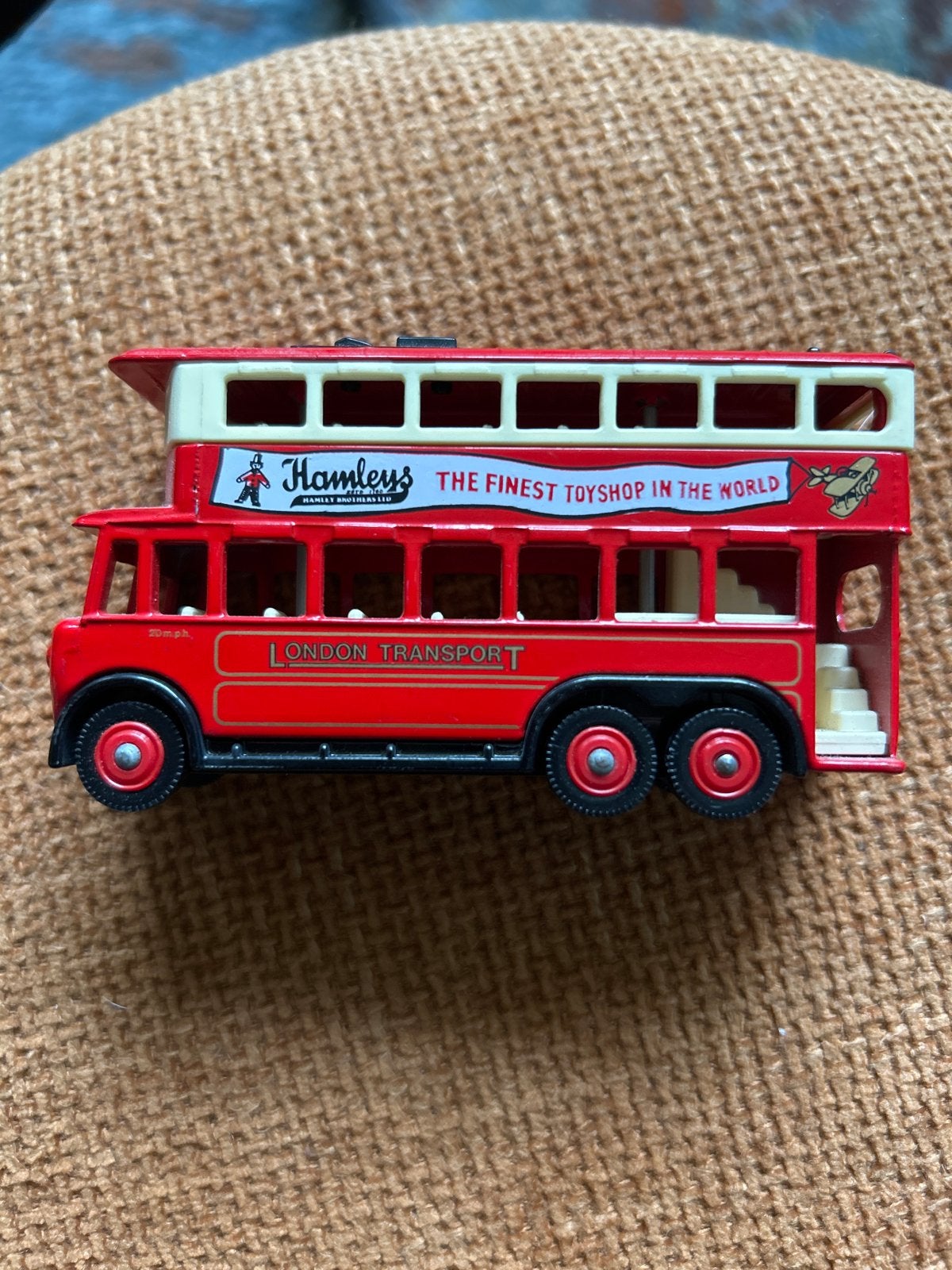 Hamleys London Transport Dubbeldekker Bus Speelgoed, Ophalen of Verzenden, Gebruikt
