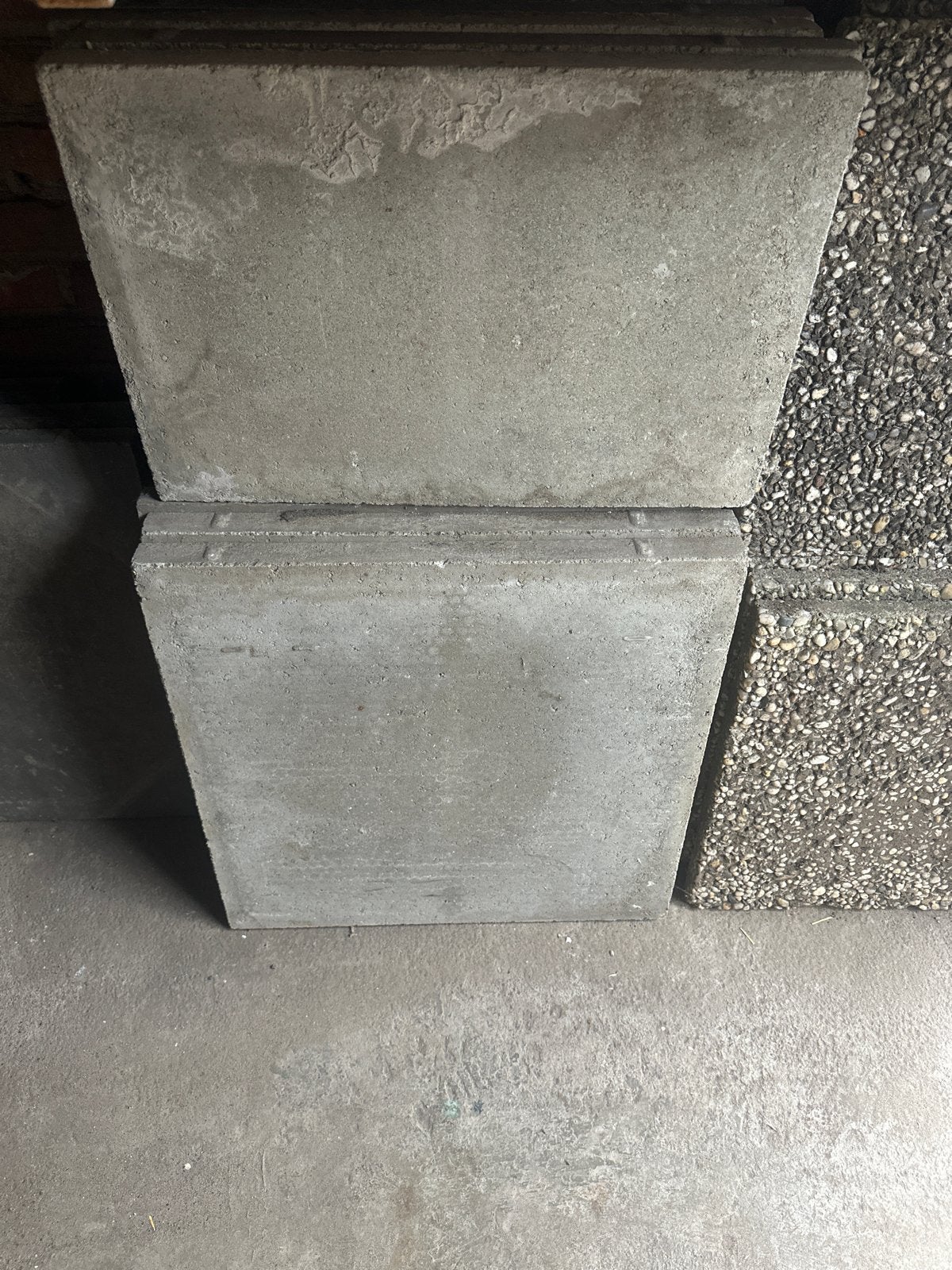 Tegels 60x60, Tuin en Terras, Tegels en Klinkers, Gebruikt, Ophalen of Verzenden, 10 m² of meer, Beton