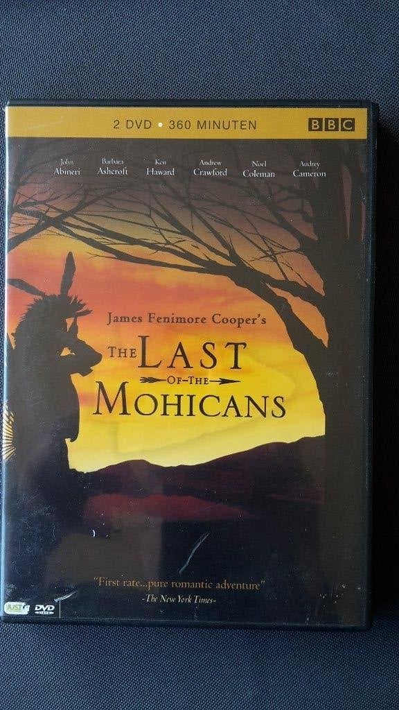 2 DVD the last of the mohicans BBC miniserie, Engels, Nederlands, Ophalen of Verzenden, Zo goed als nieuw