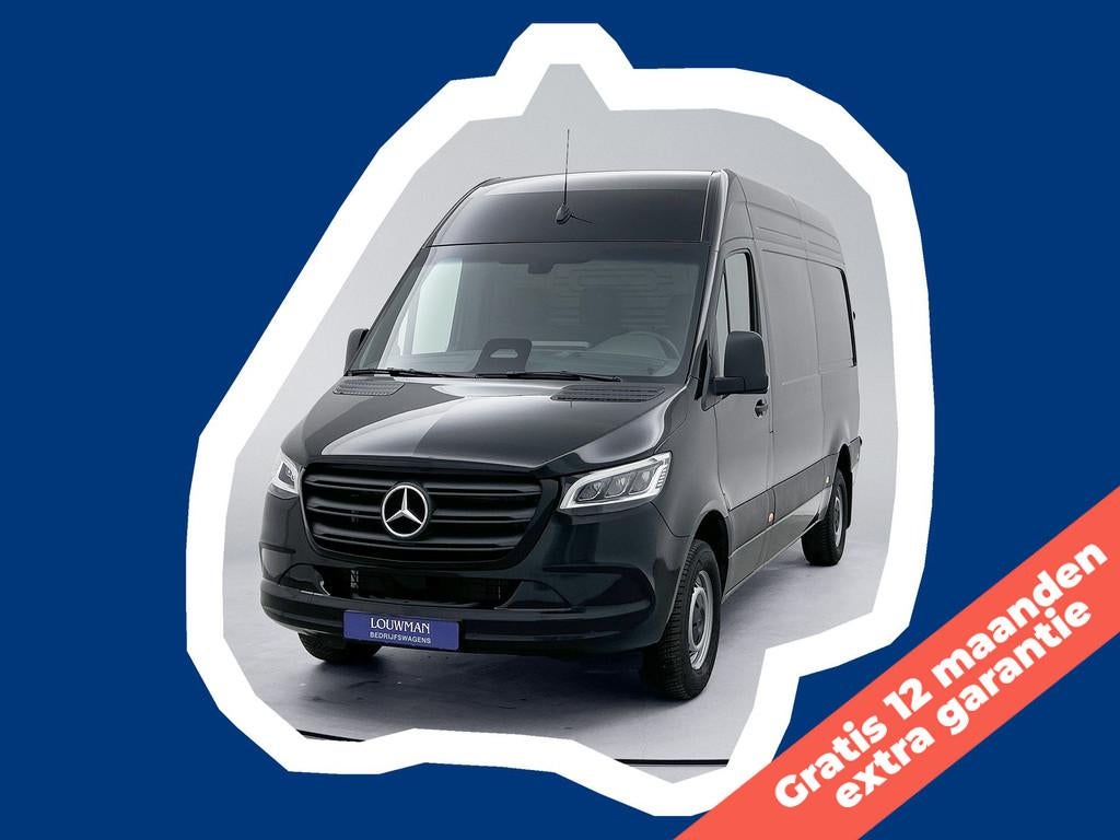 Mercedes-Benz Sprinter 317 CDI L2H2 Facelift Led 3500KG trek, Automaat, Gebruikt, 4 cilinders, Zwart