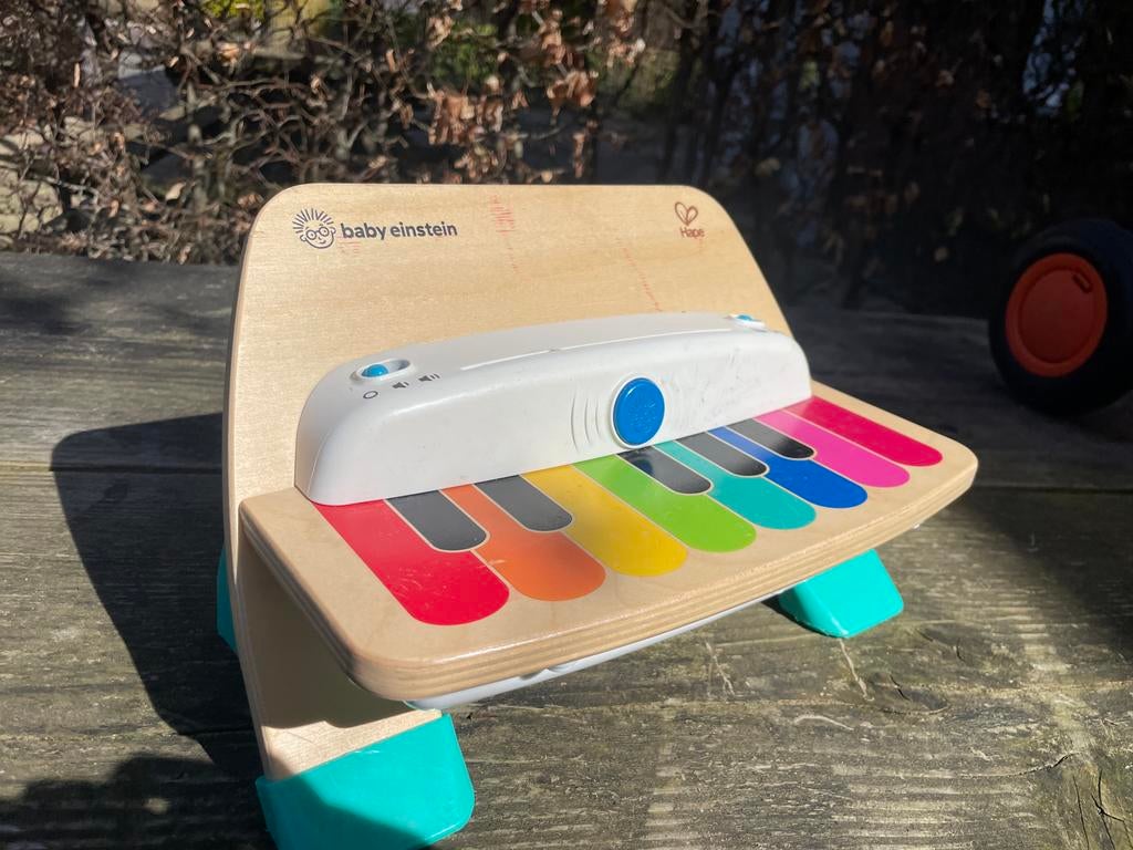 Baby Einstein piano, Ophalen of Verzenden, Gebruikt, Overige typen, Met geluid