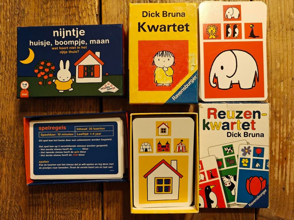 3 Nijntje kaartspellen., Ophalen of Verzenden, Ravensburger., Ravensburger., Ravensburger.