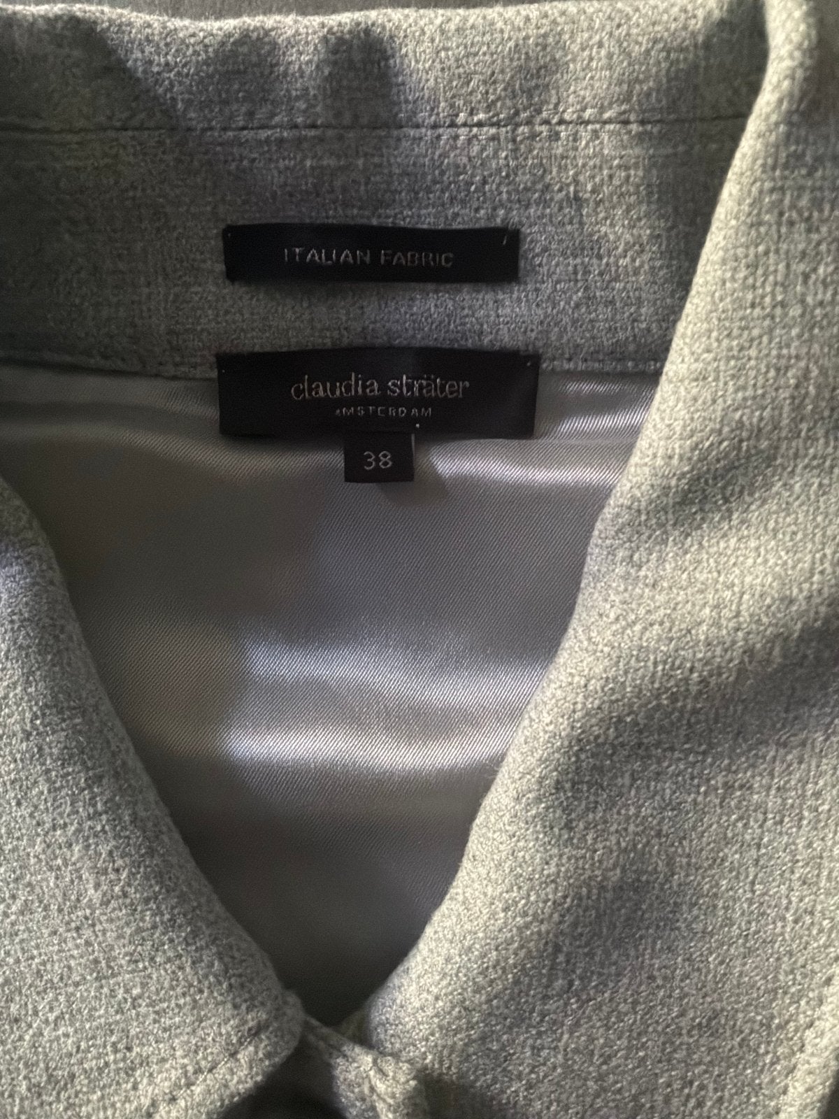 Claudia Sträter blouse/jasje maat 38, Maat 38/40 (M), Ophalen of Verzenden, Zo goed als nieuw, Grijs