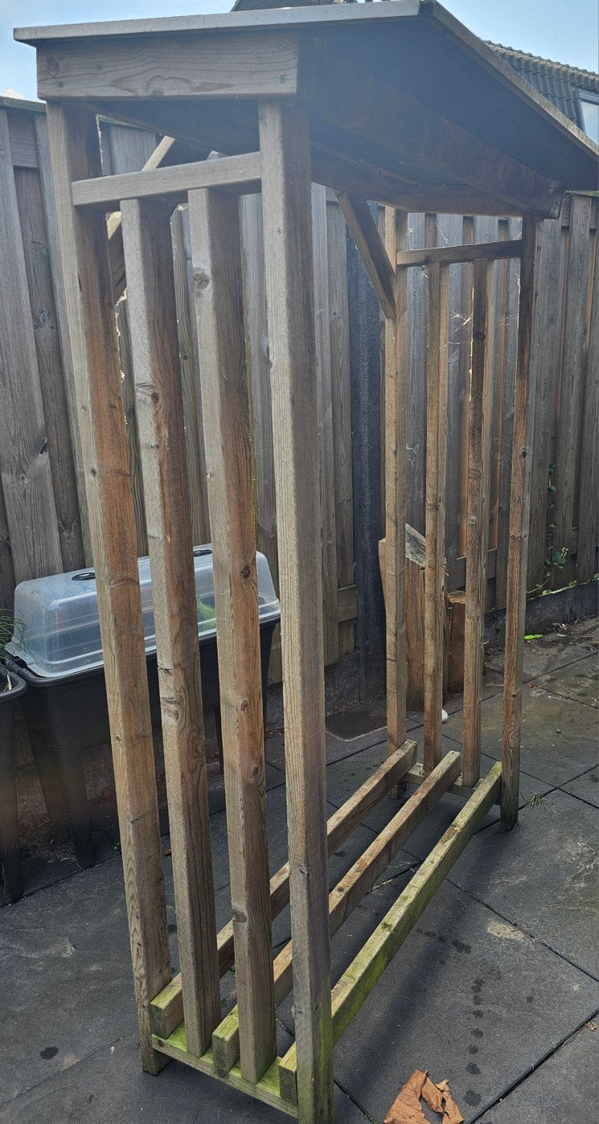 Houtopslag/houthok, Tuin en Terras, Minder dan 3 m³, Ophalen