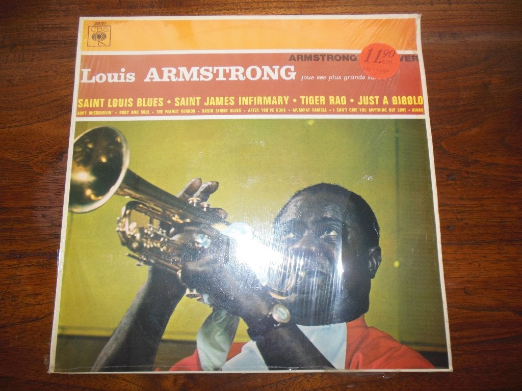 lp jazz louis armstrong for ever vinyl record album plaat, LP, Ophalen of Verzenden, Zo goed als nieuw, 12 inch