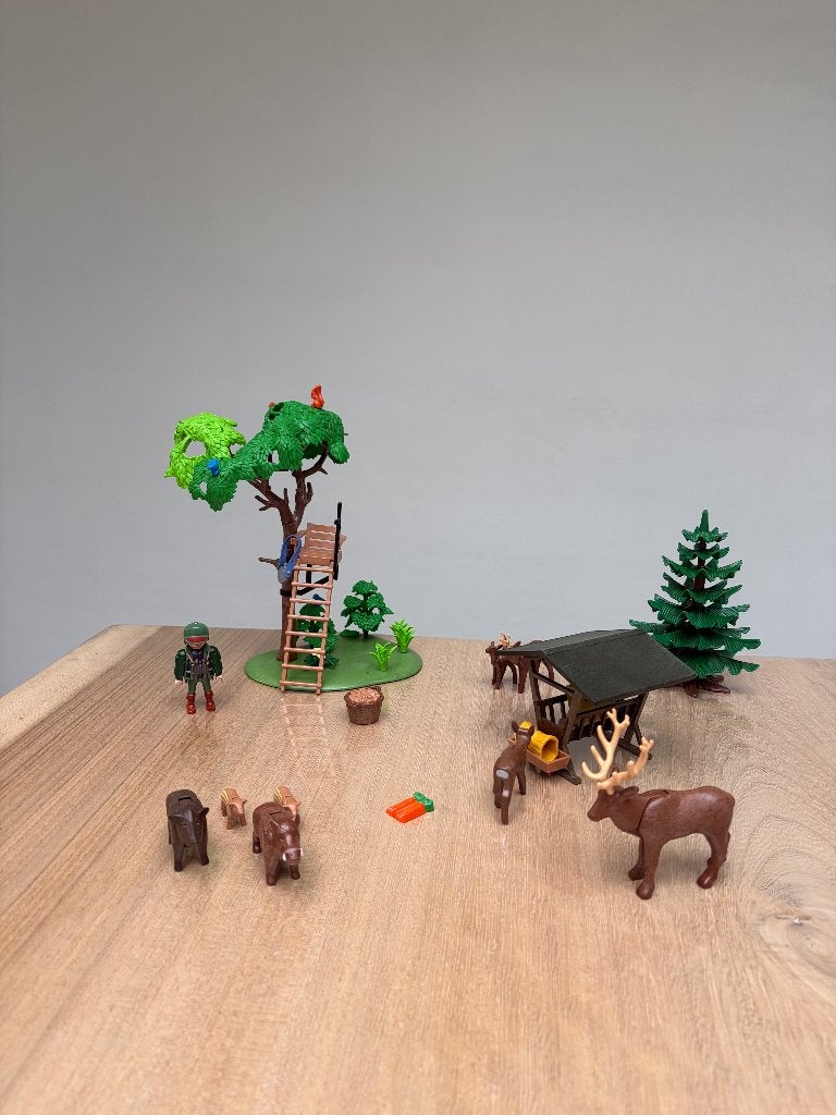 PLAYMOBIL 4208 – Uitkijkpost boswachter met dieren, Ophalen of Verzenden, Zo goed als nieuw