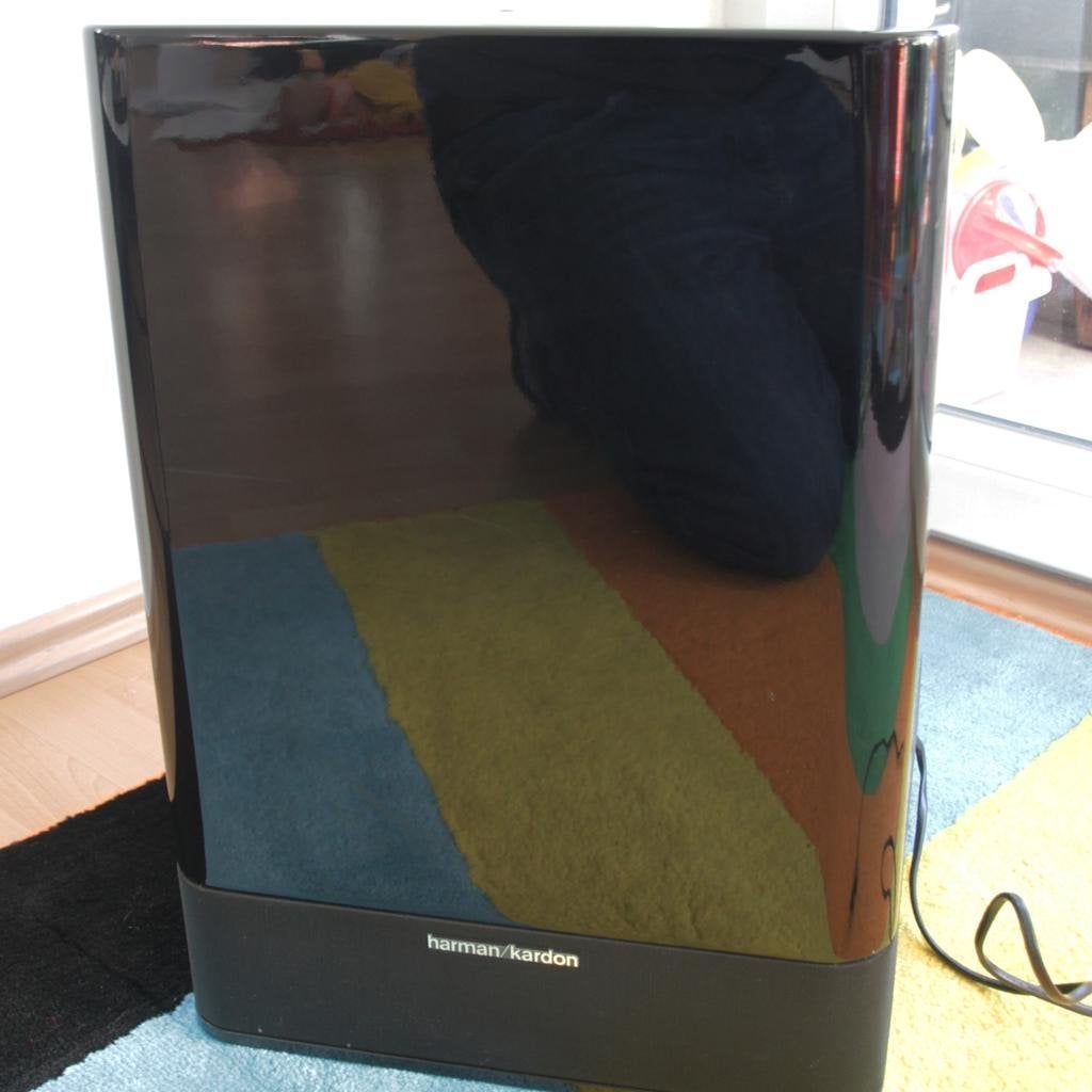 Harman Kardon HKTS 7 subwoofer met brom, Audio, Tv en Foto, Luidsprekers, Ophalen, Gebruikt, Subwoofer, 60 tot 120 watt