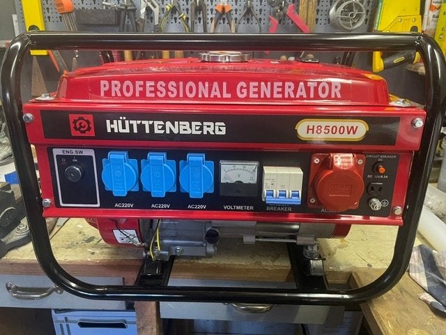 stroomgenerator, Ophalen, Benzine, Nieuw, Geluidgedempt