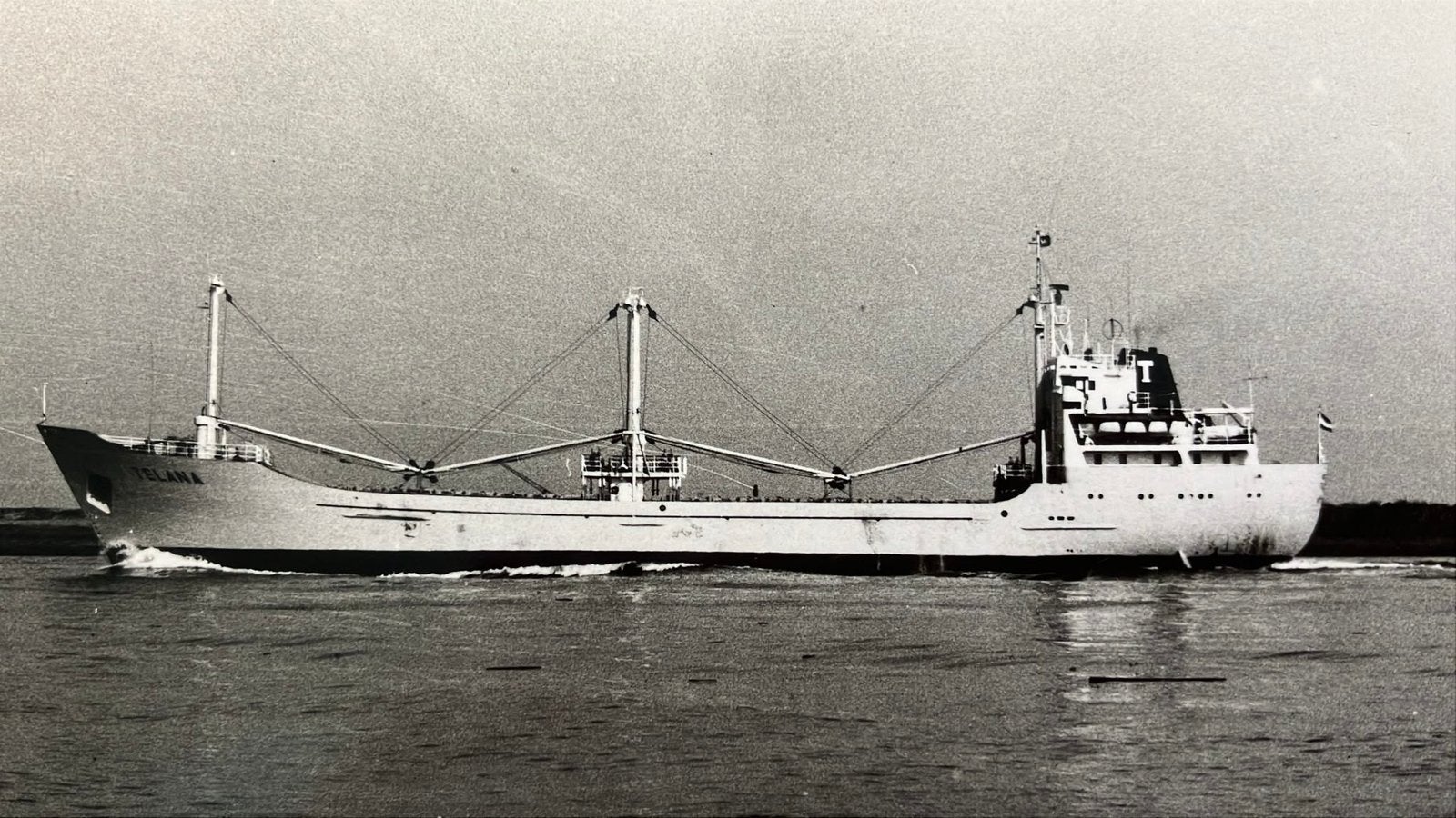 TELANA  (1967)   70-77 Vrachtvaart Gezonken '77, Verzamelen, Ophalen of Verzenden, Zo goed als nieuw, Kaart, Foto of Prent