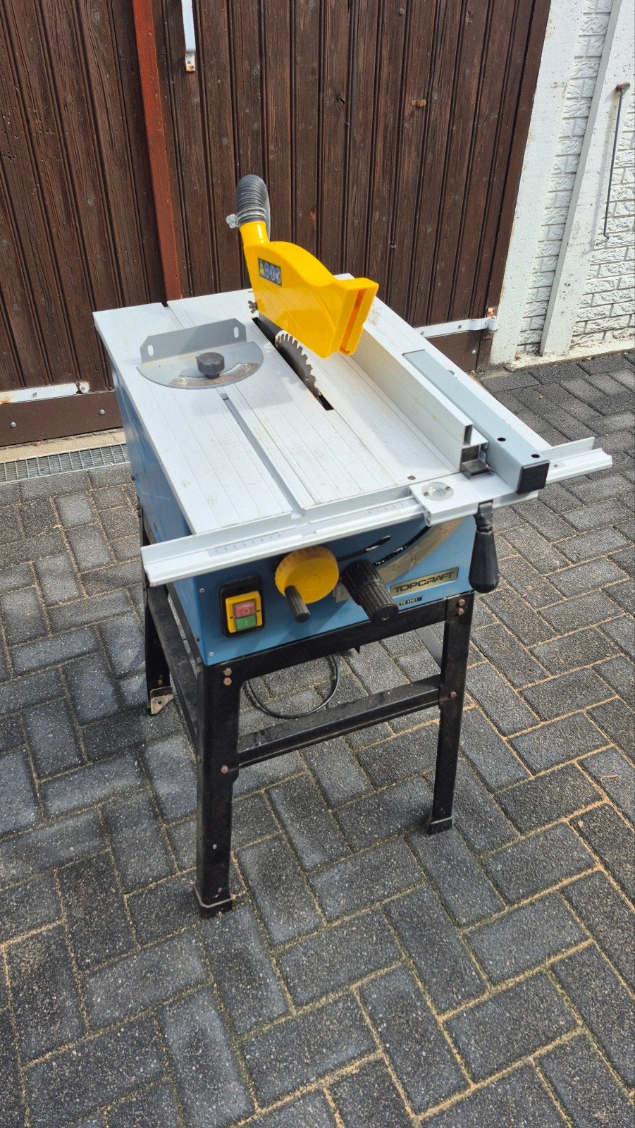 Topcraft Tafelcirkelzaag TCTS 1701 - Krachtige Zaag, Doe-het-zelf en Verbouw, Gereedschap | Zaagmachines, Ophalen, Gebruikt, Cirkelzaag