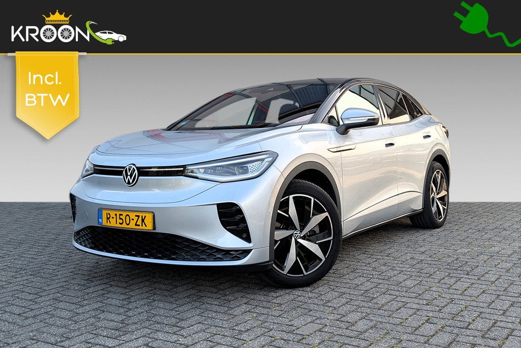 Volkswagen ID.5 GTX 77kWh SOH 89% Trekhaak (bj 2022), Zwart, Met garantie (alle), Leder en Stof, 340 pk