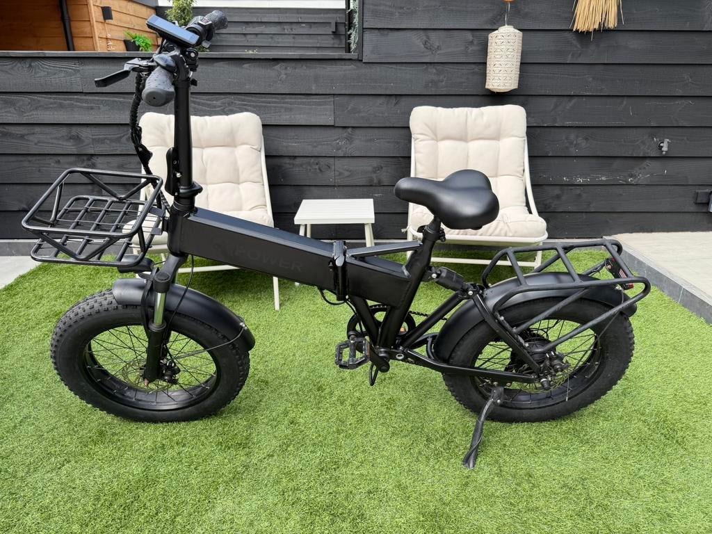 Rivena Fatbike vouwfiets, Fietsen en Brommers, Elektrische fietsen, 59 cm of meer, Ophalen, Zo goed als nieuw, Overige merken
