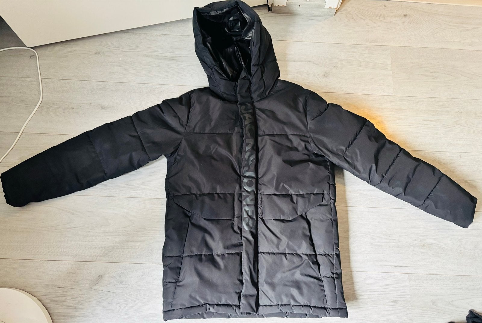 Zwarte winterjas en 3 Salty Dog truien, Kleding | Heren, Ophalen of Verzenden, Zo goed als nieuw, Overige maten, Zwart