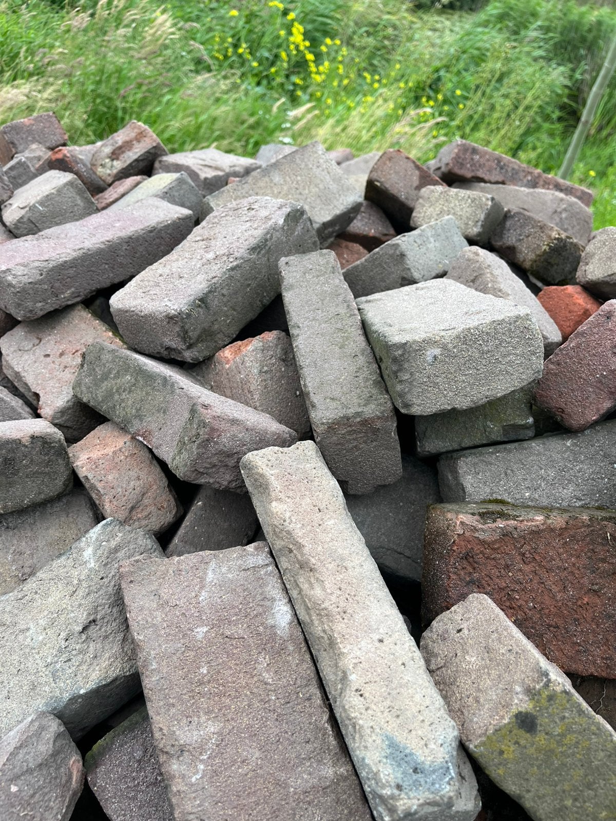 Oude waaltjes 20 m2, Ophalen of Verzenden, Zo goed als nieuw, Bruin, Overige typen