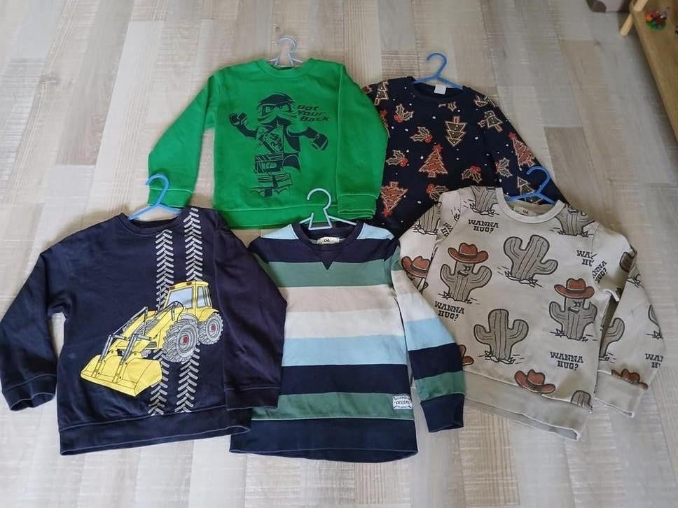 Leuk pakket truien maat 122/128 voor jongens, Gebruikt, Ophalen of Verzenden, Setje, Jongen