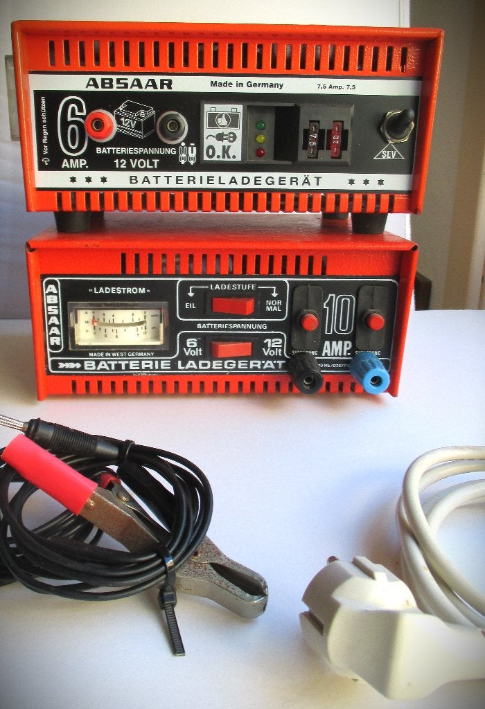 Acculader~Absaar Acculaders~6 V en 12 V~loodaccu's Motoren e, Gebruikt