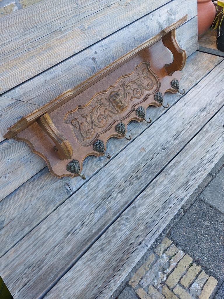 Eikenhouten kapstok ., Gebruikt, Minder dan 100 cm, Hout, Ophalen