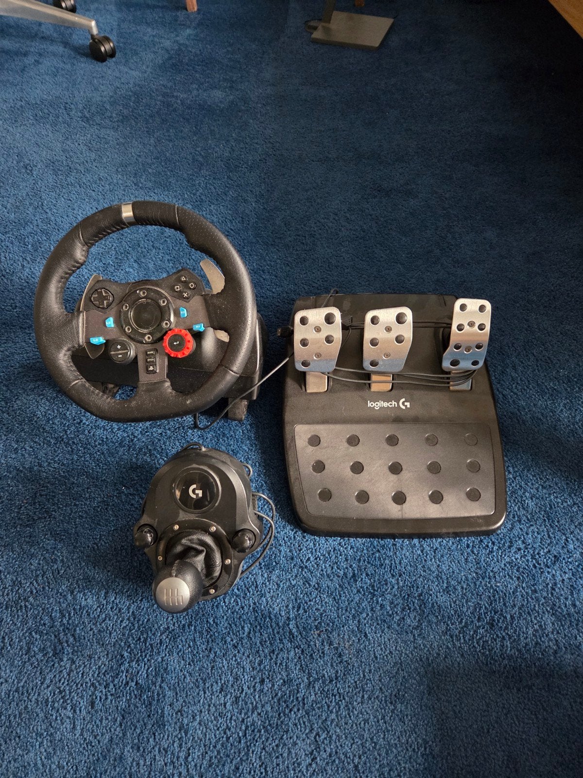 Logitech g29 + shifter, Ophalen, Gebruikt, Stuur of Pedalen, PlayStation 1