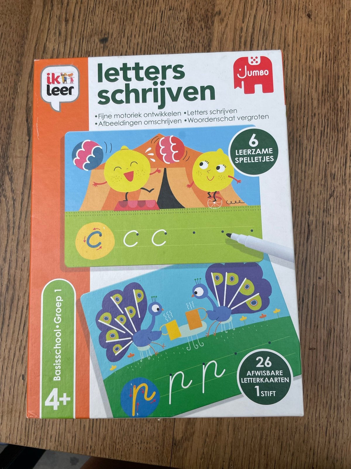 Jumbo Ik leer letters schrijven - Educatief spel 4+, Ophalen of Verzenden, Zo goed als nieuw, Taal en Lezen