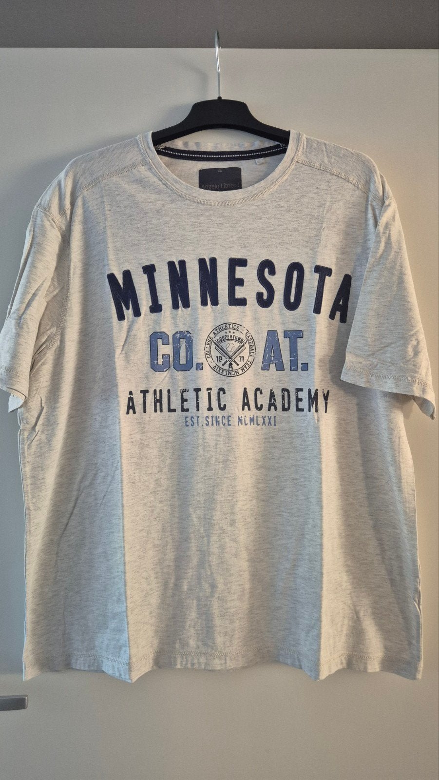 Heren T-shirt Angelo Litrico Minnesota - Maat 3XL, Kleding | Heren, T-shirts, Blauw, Overige maten, Zo goed als nieuw, C&A