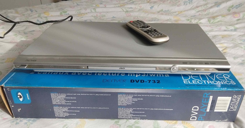 Denver DVD CD mp3/wma speler - DVD-732 met afstandsbediening, Ophalen, Gebruikt, Overige merken