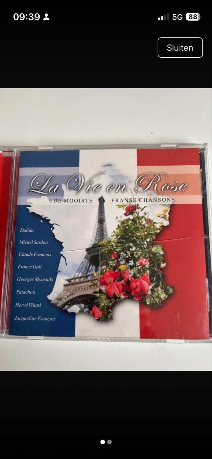 La Vie en Rose - De Mooiste Franse Chansons CD, Ophalen of Verzenden, Gebruikt, Verzamelalbum, Chanson