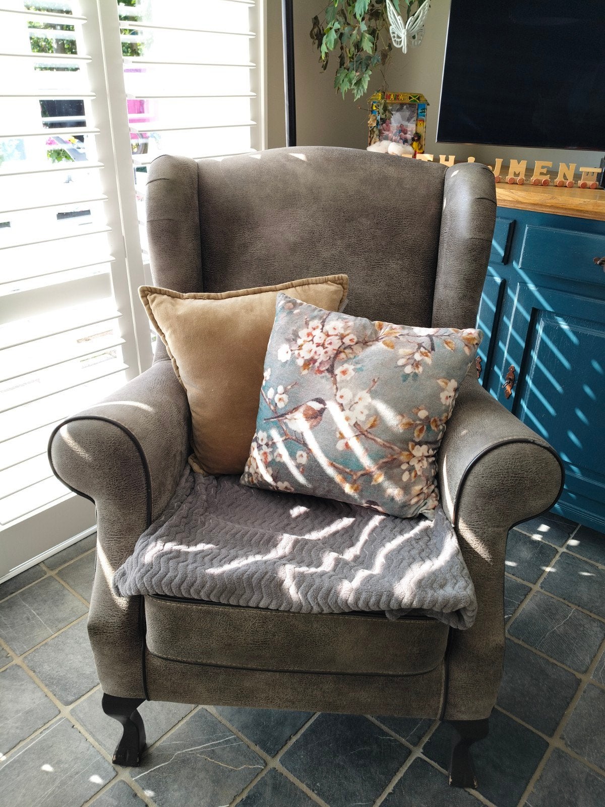 Comfortabele fauteuil weinig op gezeten, Ophalen, 75 tot 100 cm