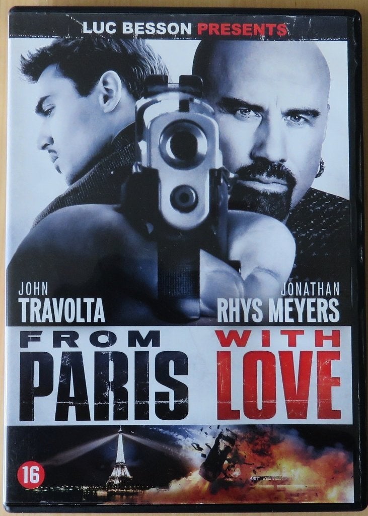 DVD From Paris with Love (2010) John Travolta, Jonathan Rhys, Ophalen, Vanaf 16 jaar, Nederlands, Actie