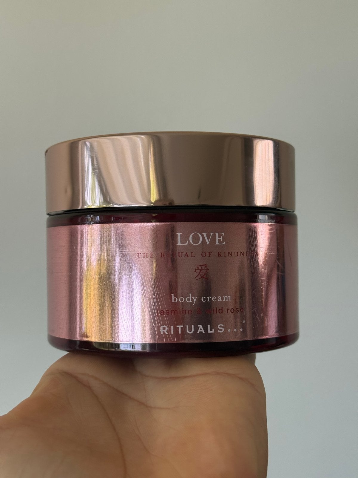 Rituals Love Body Cream Jasmijn & Wilde Roos, Ophalen of Verzenden, Zo goed als nieuw, Bodylotion, Crème of Olie