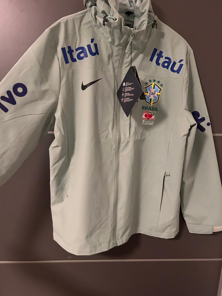 Brazilië Windbreaker/Regenjas Lichtgroen, Nieuw, Overige maten, Ophalen of Verzenden, Voetbal