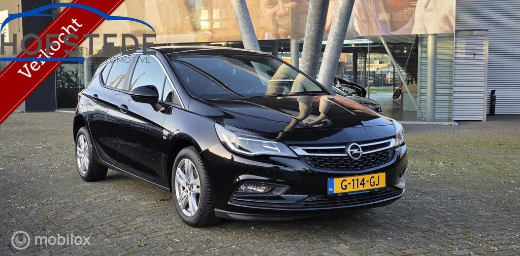 Opel Astra 1.0 Turbo 120 Jaar Edition, Gebruikt, Euro 6, 610 kg, Zwart
