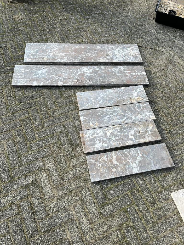 Natuursteen platen - 6 stuks, Ophalen of Verzenden, Gebruikt, Overige materialen, Minder dan 20 mm