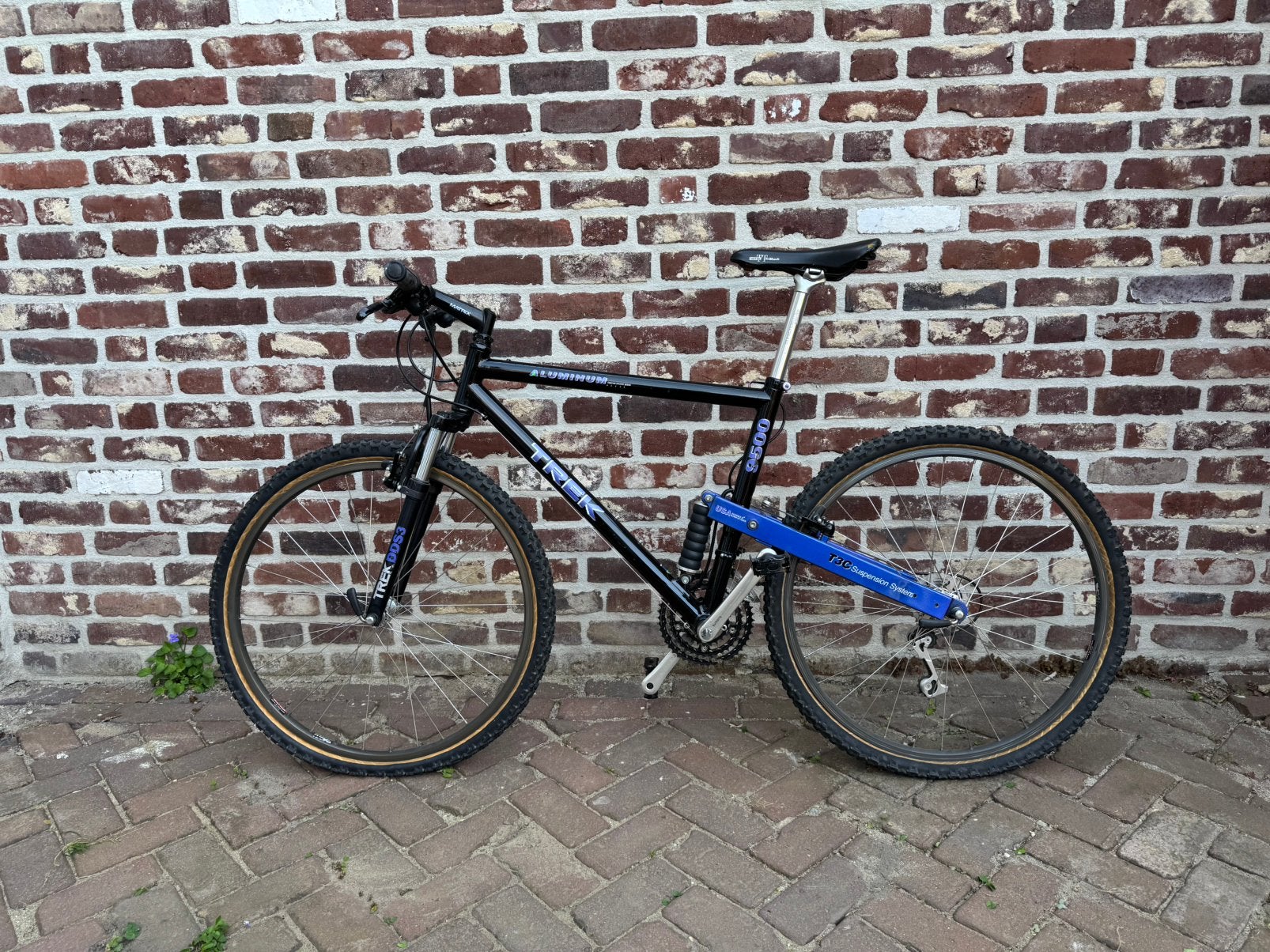 Trek USA 9500 FS retro vintage Deore XT 18.5” Topmodel 1992, Fietsen en Brommers, Fully, Ophalen, Gebruikt, Trek
