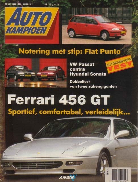 Autokampioen 2 1994 : Ferrari 456GT - Lancia Delta HF - Audi, Ophalen of Verzenden, Gelezen, Algemeen