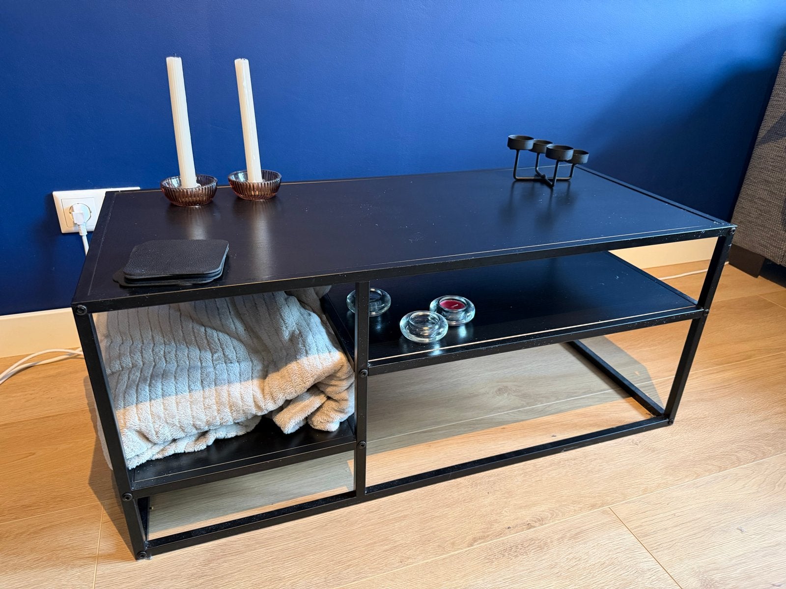 Zware salontafel, Huis en Inrichting, Tafels | Salontafels, Ophalen, Gebruikt, 100 tot 150 cm, 50 tot 100 cm