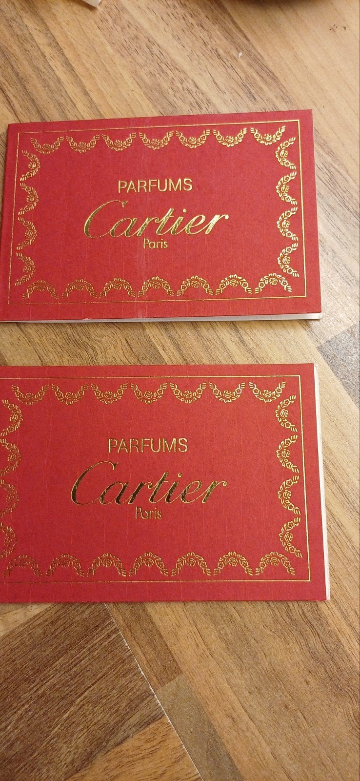 Cartier Parfums Boekjes - Vintage Reclame, Ophalen of Verzenden, Gebruikt