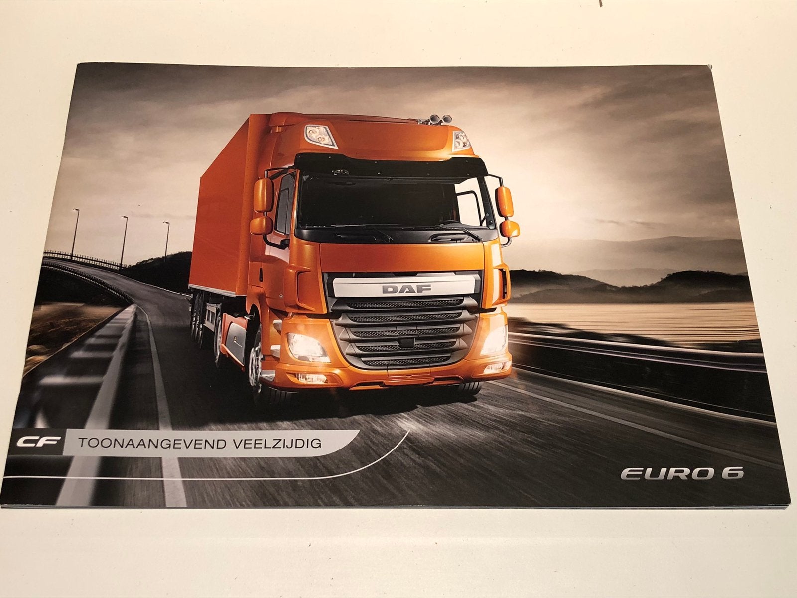 Folder DAF CF euro6, Ophalen of Verzenden, Zo goed als nieuw, Overige merken