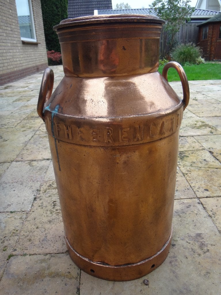 Originele melkbus, Ophalen, Koper