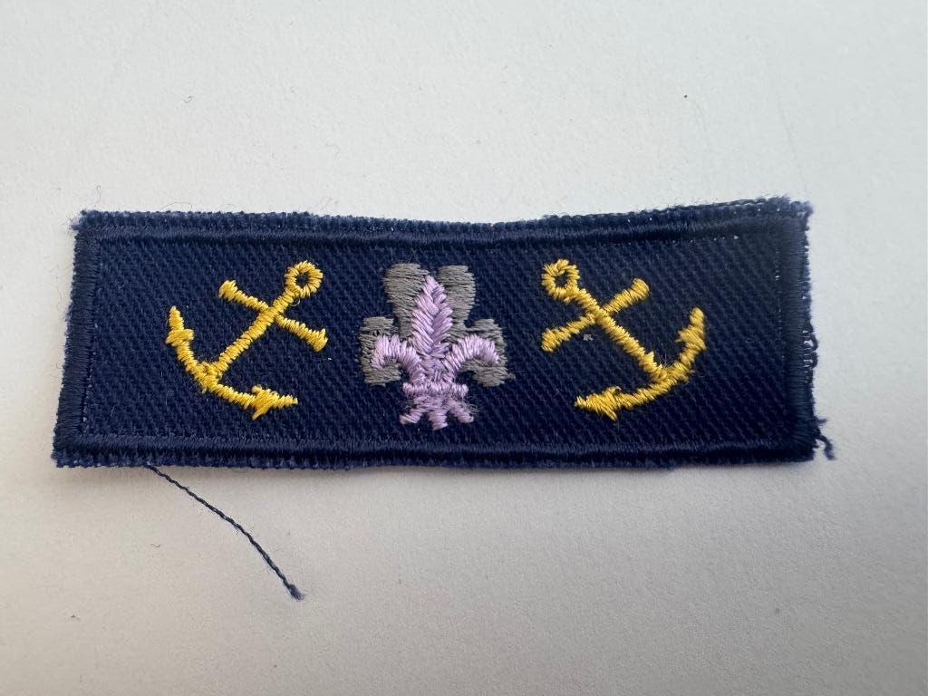 Machtiging Boot Leiding, Verzenden, Zo goed als nieuw, Embleem, Speld of Insigne