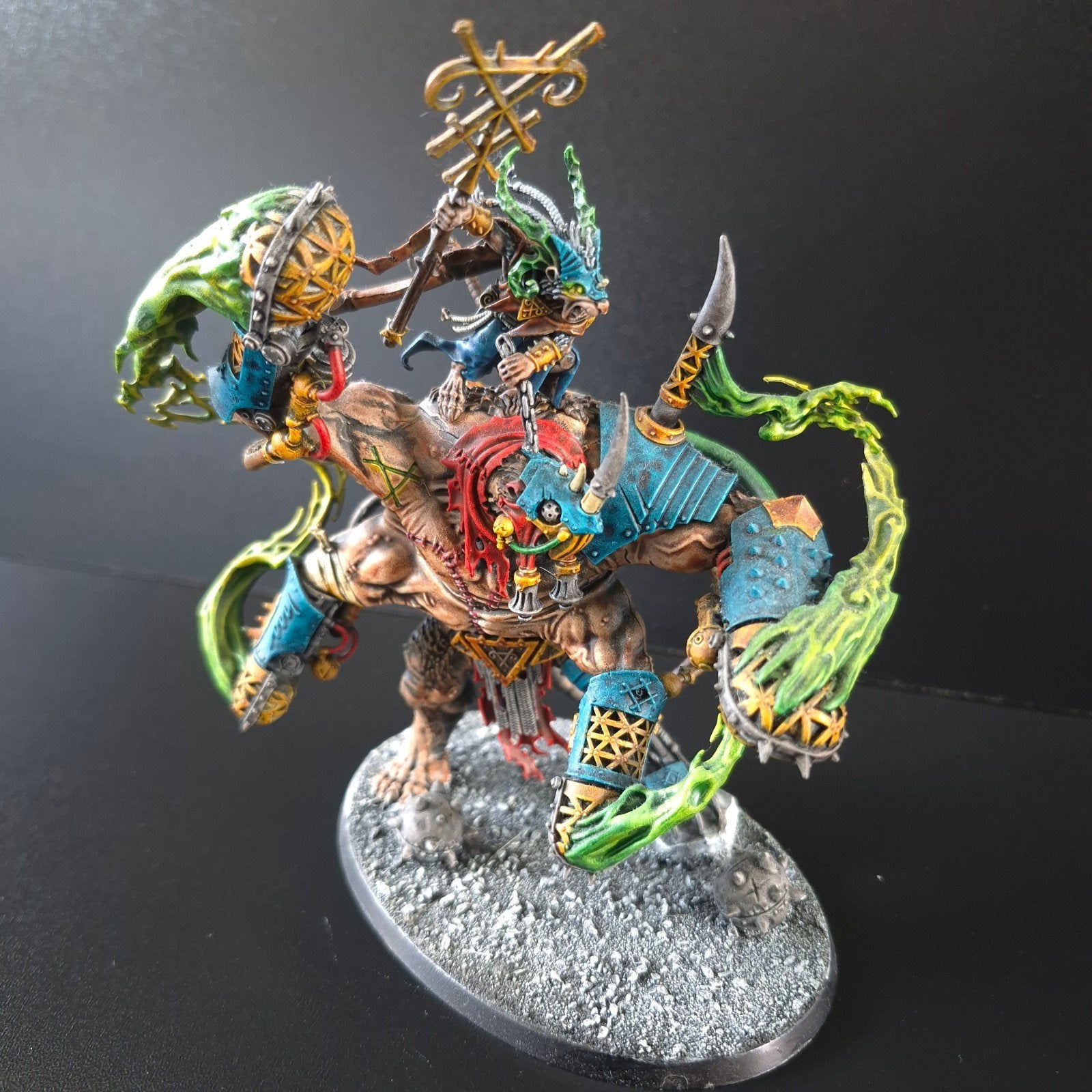 Skaven Thanquol en Boneripper - Warhammer Age of Sigmar, Gebruikt, Figuurtje(s), Warhammer, Ophalen of Verzenden