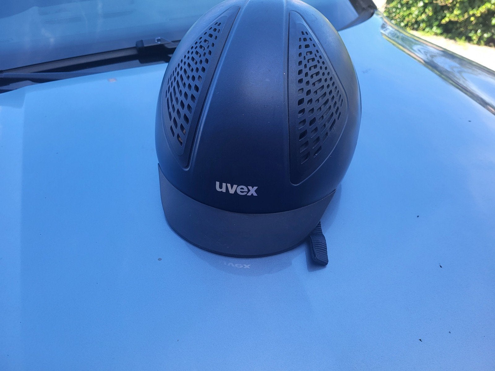 Uvex paardrijhelm - Donkerblauw - Maat M, Ophalen