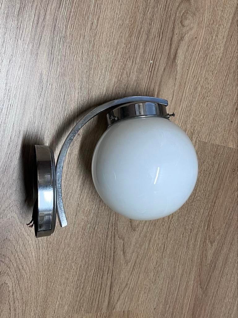 2 muurlampjes, Ophalen of Verzenden, Gebruikt, Glas