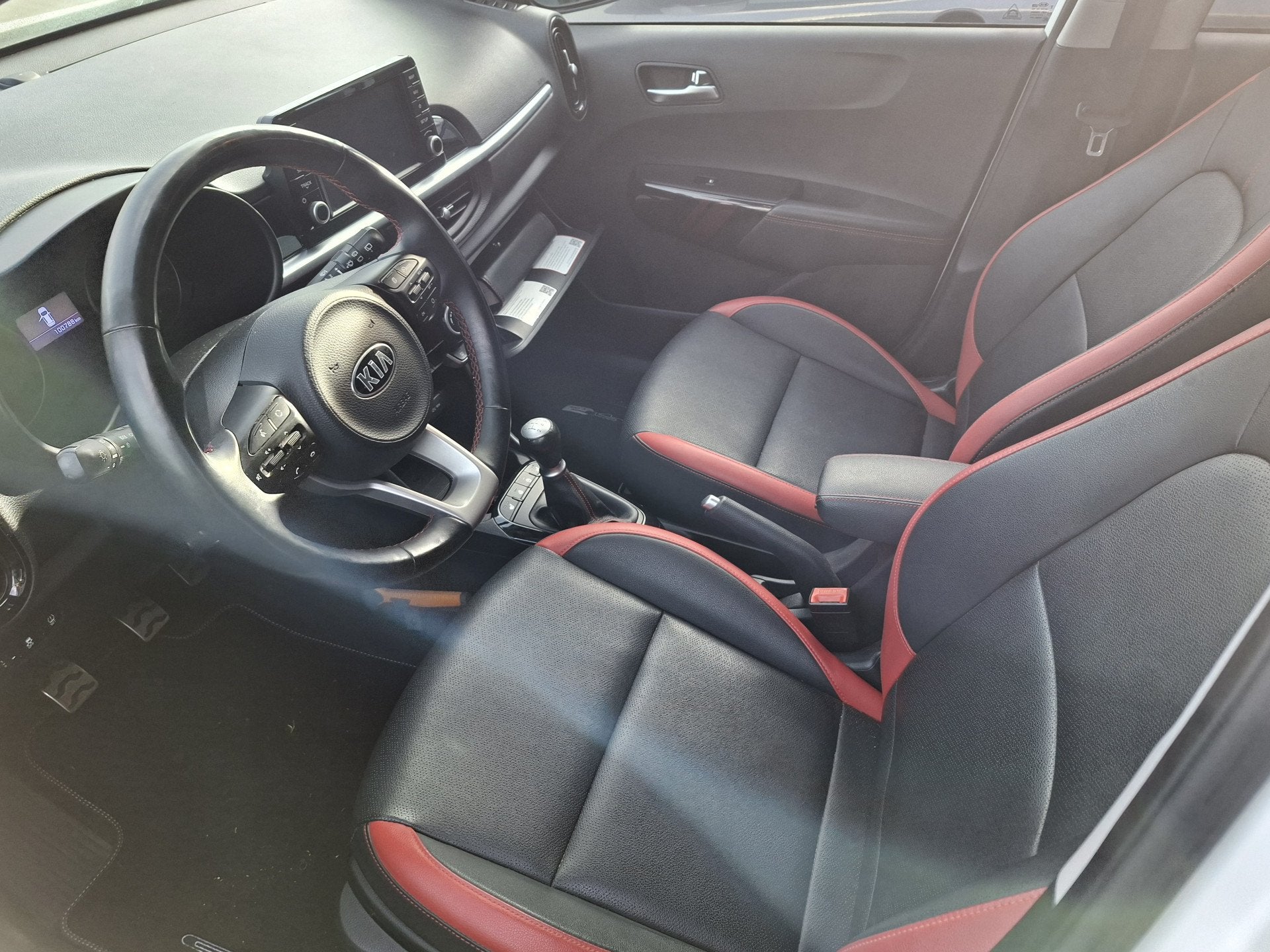Kia Picanto 1.2 CVVT GT-Line (bj 2017), Auto's, Voorwielaandrijving, Gebruikt, 4 cilinders, Wit