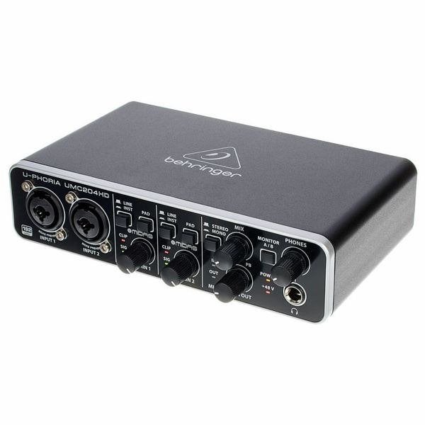 Behringer U-PHORIA UMC204HD audio-interface 192 kHz, Extern, ., Nieuw, Ophalen of Verzenden