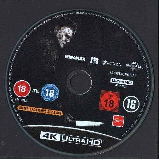 Halloween Ends. Blu-ray 4K UHD HDR. LOSSE DISC!, Cd's en Dvd's, Horror, Vanaf 16 jaar, Film, 4K Ultra HD Blu-ray