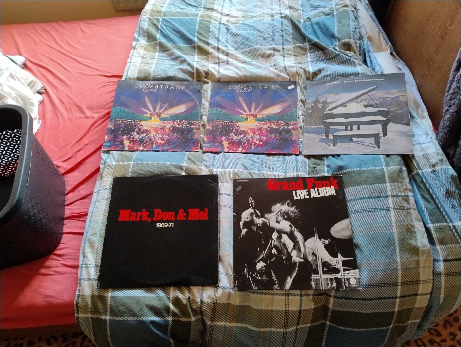 Grand Funk Railroad en Supertramp LP's, LP, Rock, Gebruikt, Ophalen of Verzenden