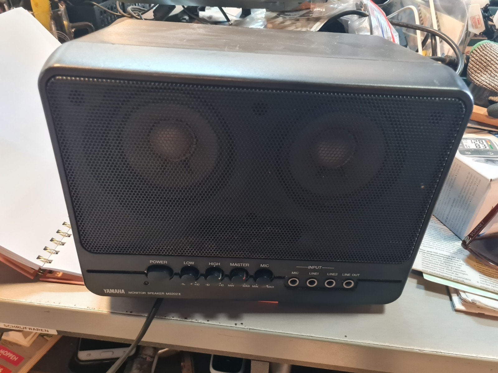 Yamaha Monitor Speaker MS202II - Compacte Studio Monitor, Gebruikt, Niet gespecificeerd, Yamaha Corporation, Minder dan 60 watt