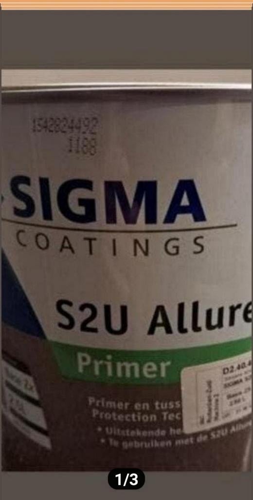 Sigma primer nieuw 2,5 liter, Ophalen of Verzenden, Nieuw, Overige kleuren