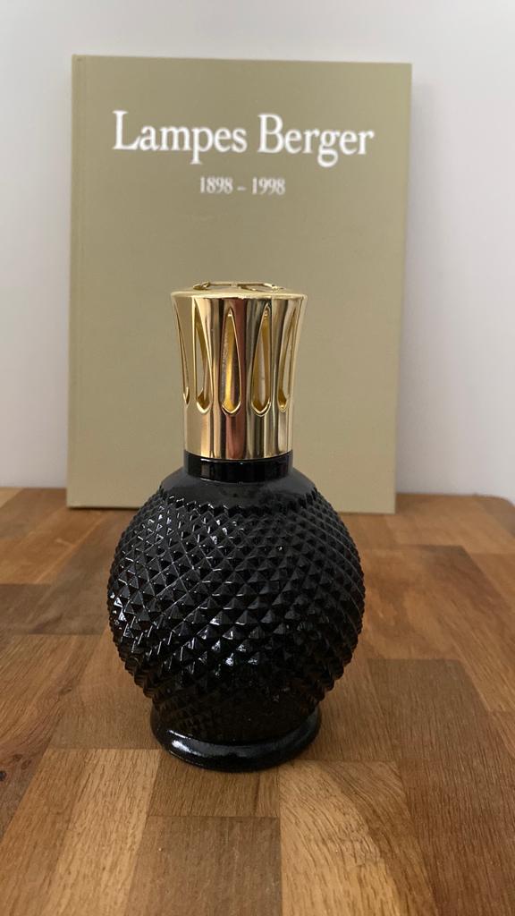Lampe Berger/Maison Berger geurbrander Diamant noir, Zwart, Overige stijlen, Ophalen of Verzenden, Zo goed als nieuw